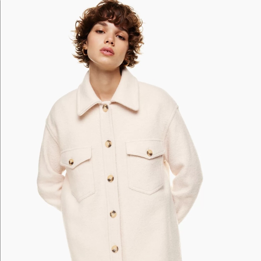 Aritzia Wilfred Free Ganna Shirt Jacket